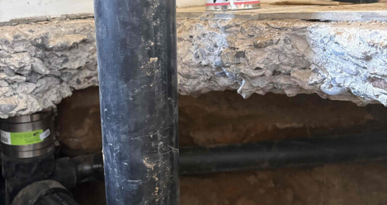 When_Clearing_Stops_Working When Clearing Stops Working: Replacing a Main Sewer Line in a Slab Home